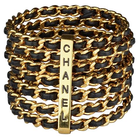 chanel vintage cuff|chanel cuffs for sale.